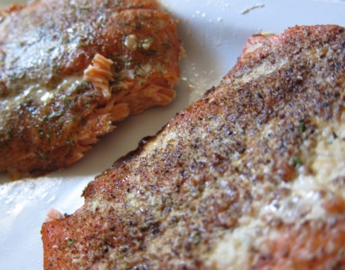 smoked salmon
