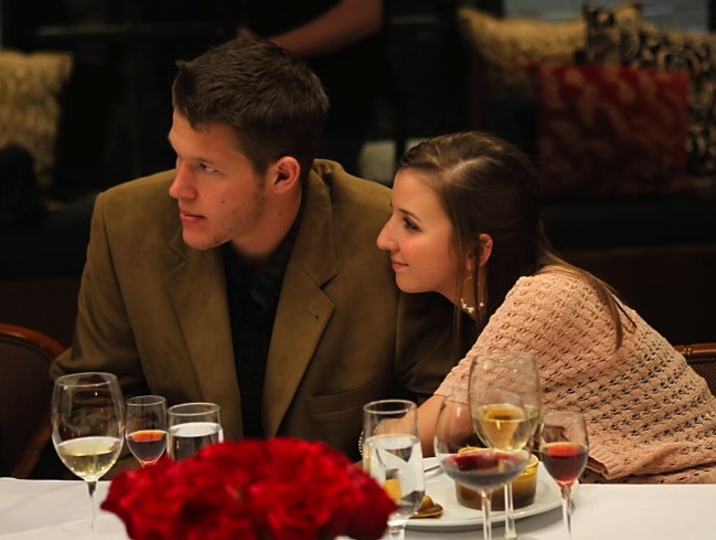 Clayton and Ellen at "Dinner" in 2010