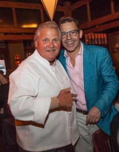 Chef Savy (left) with Chef, John Tesar
