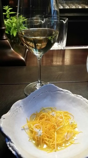 Daylily Soup with Tatomer Riesling