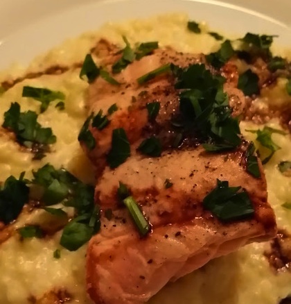 maple bourbon salmon